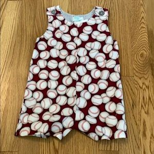 Baseball Jon Jon Romper